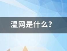 温网是来自什么？